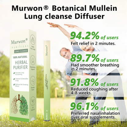 𝐔𝐊 𝐎𝐰𝐧𝐞𝐝 𝐚𝐧𝐝 𝐎𝐩𝐞𝐫𝐚𝐭𝐞𝐝👩‍⚕️𝐌𝐮𝐫𝐰𝒐𝒏® 𝐁𝐨𝐭𝐚𝐧𝐢𝐜𝐚𝐥 𝐌𝐮𝐥𝐥𝐞𝐢𝐧 𝐋𝐮𝐧𝐠 𝐂𝐥𝐞𝐚𝐧𝐬𝐞 𝐃𝐢𝐟𝐟𝐮𝐬𝐞𝐫🔥(🫁Cough, Pharyngitis, shortness of breath, sputum, stuffy nose, bronchitis, bronchitis, allergy symptoms, lung discomfort)1