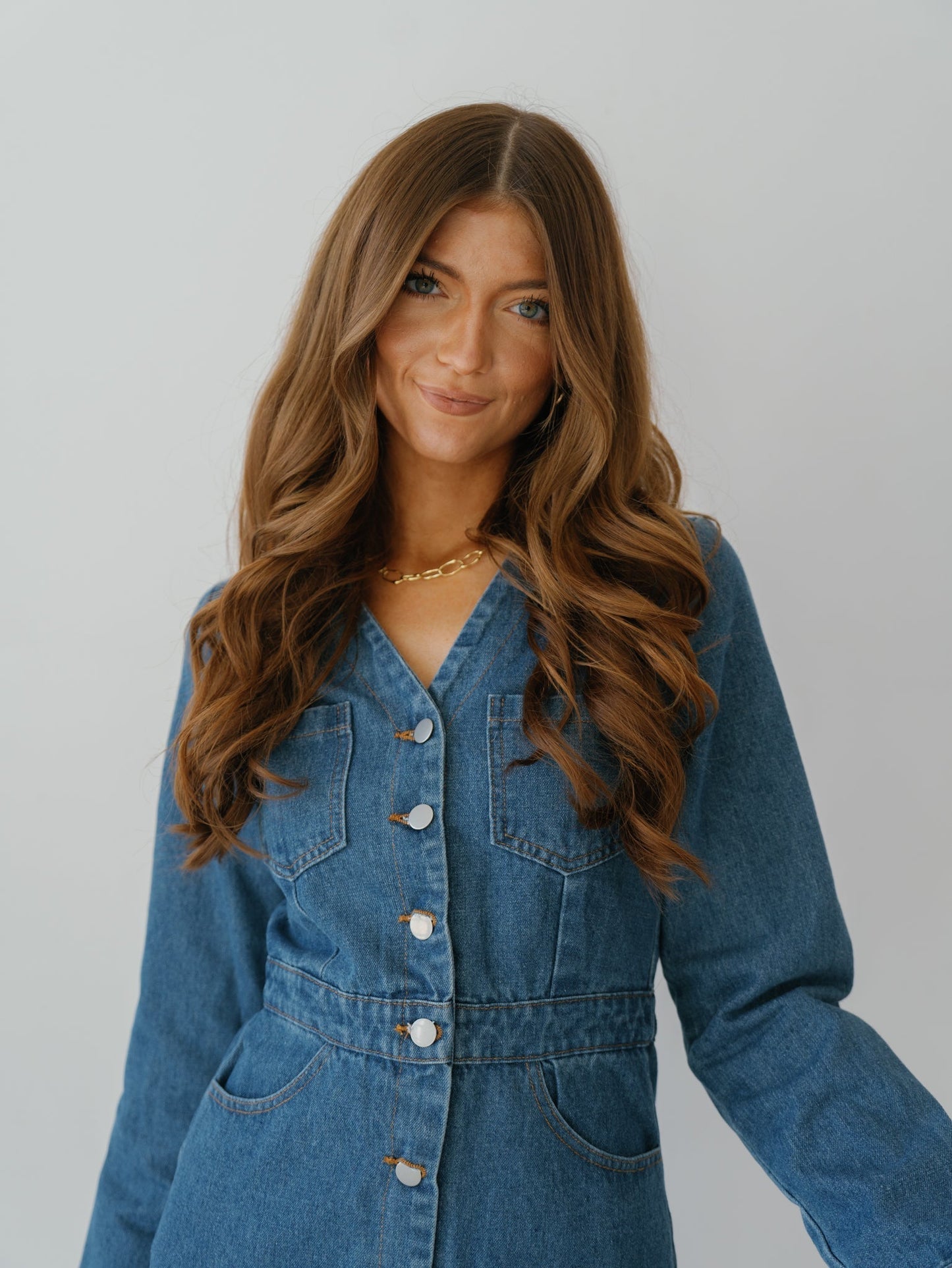 Simone Denim Dress - FINAL SALE